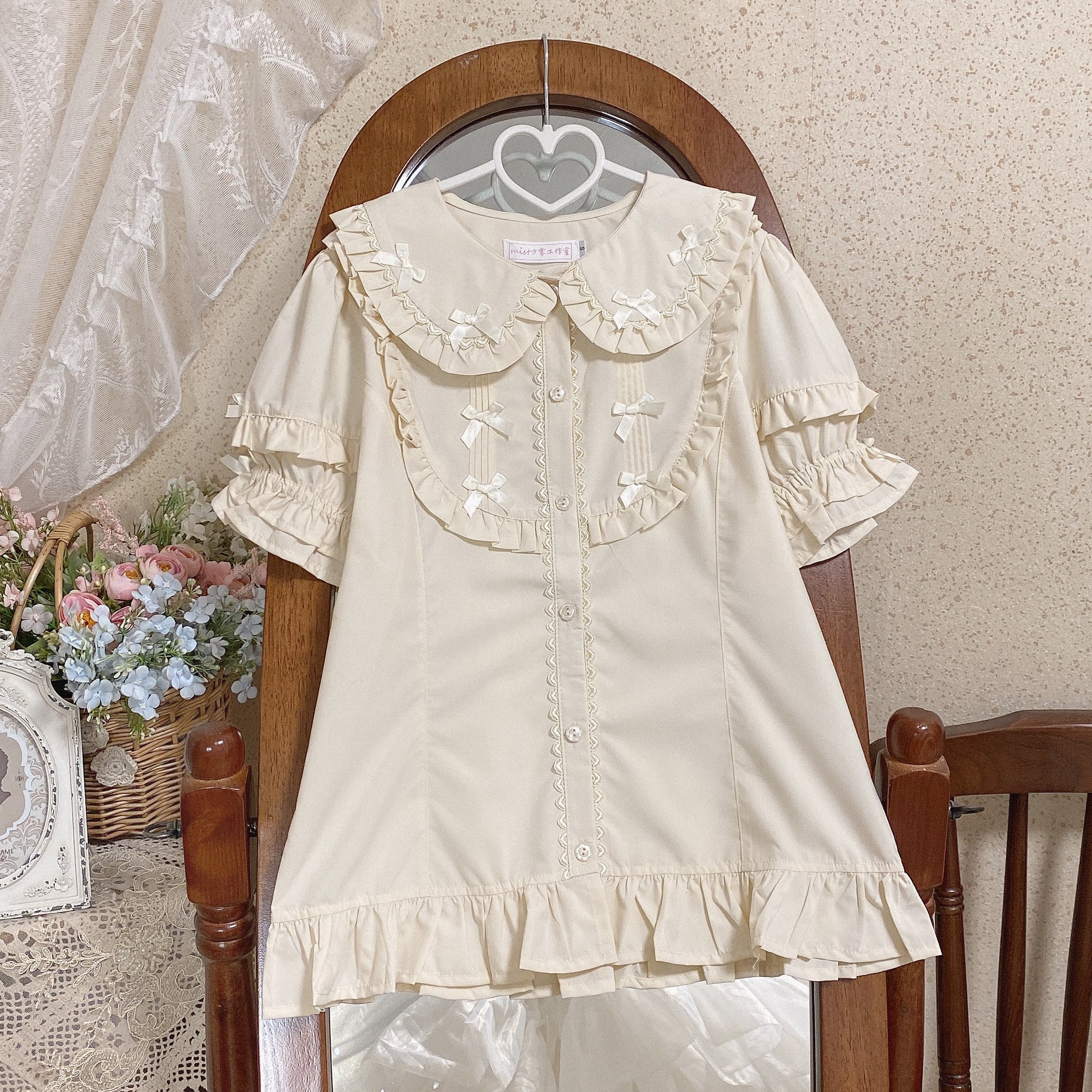 Creamy Condensed Milk - Kawaii Lolita Shirt Soft Girl Short-sleeved - Image 5