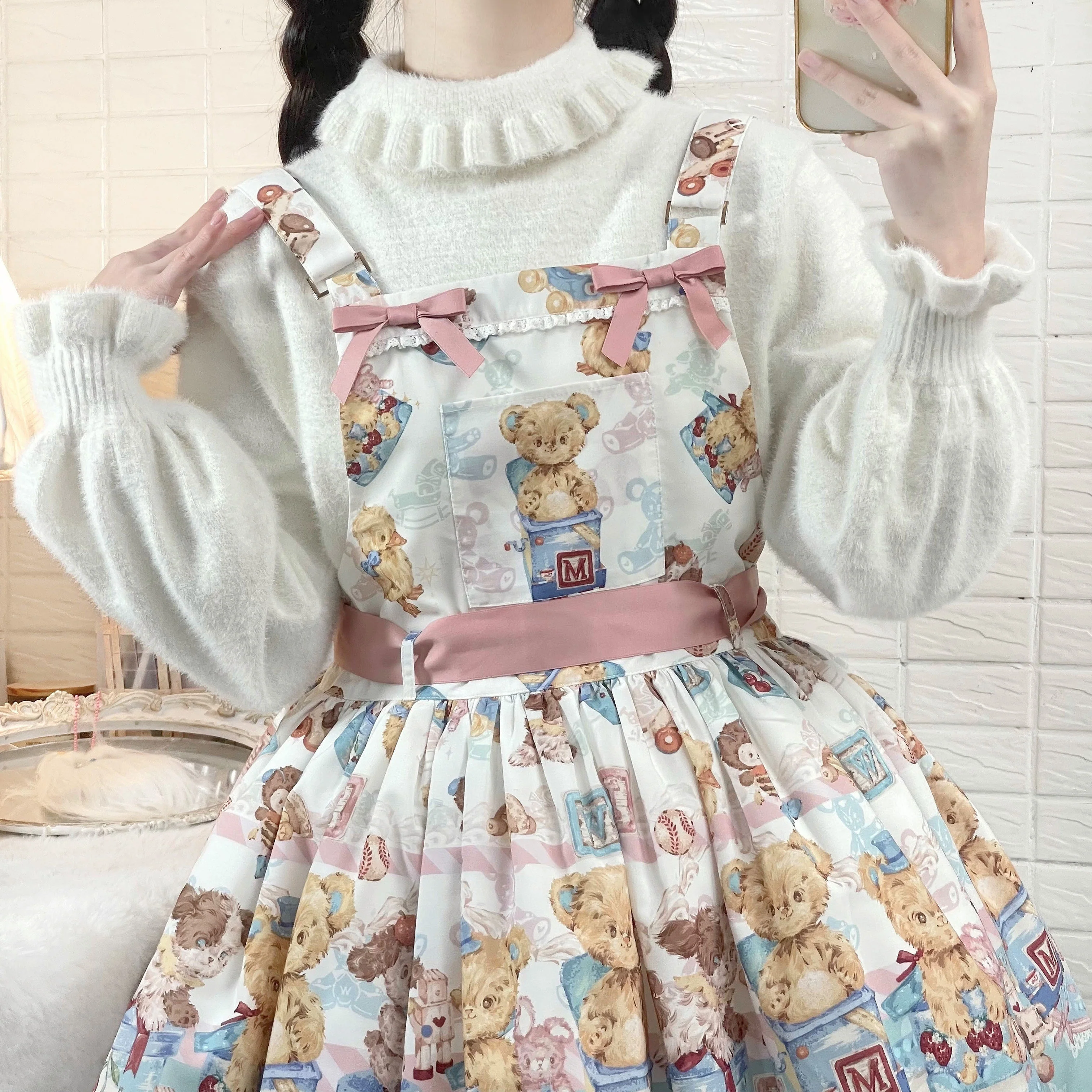 Kawai Lolita Warm Turtleneck Knitwear - Image 12