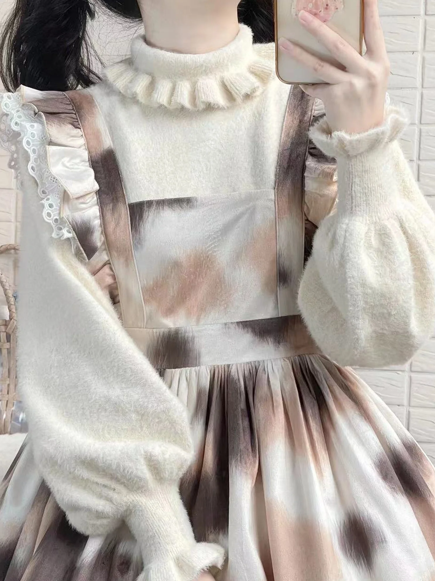 Kawai Lolita Warm Turtleneck Knitwear - Image 3