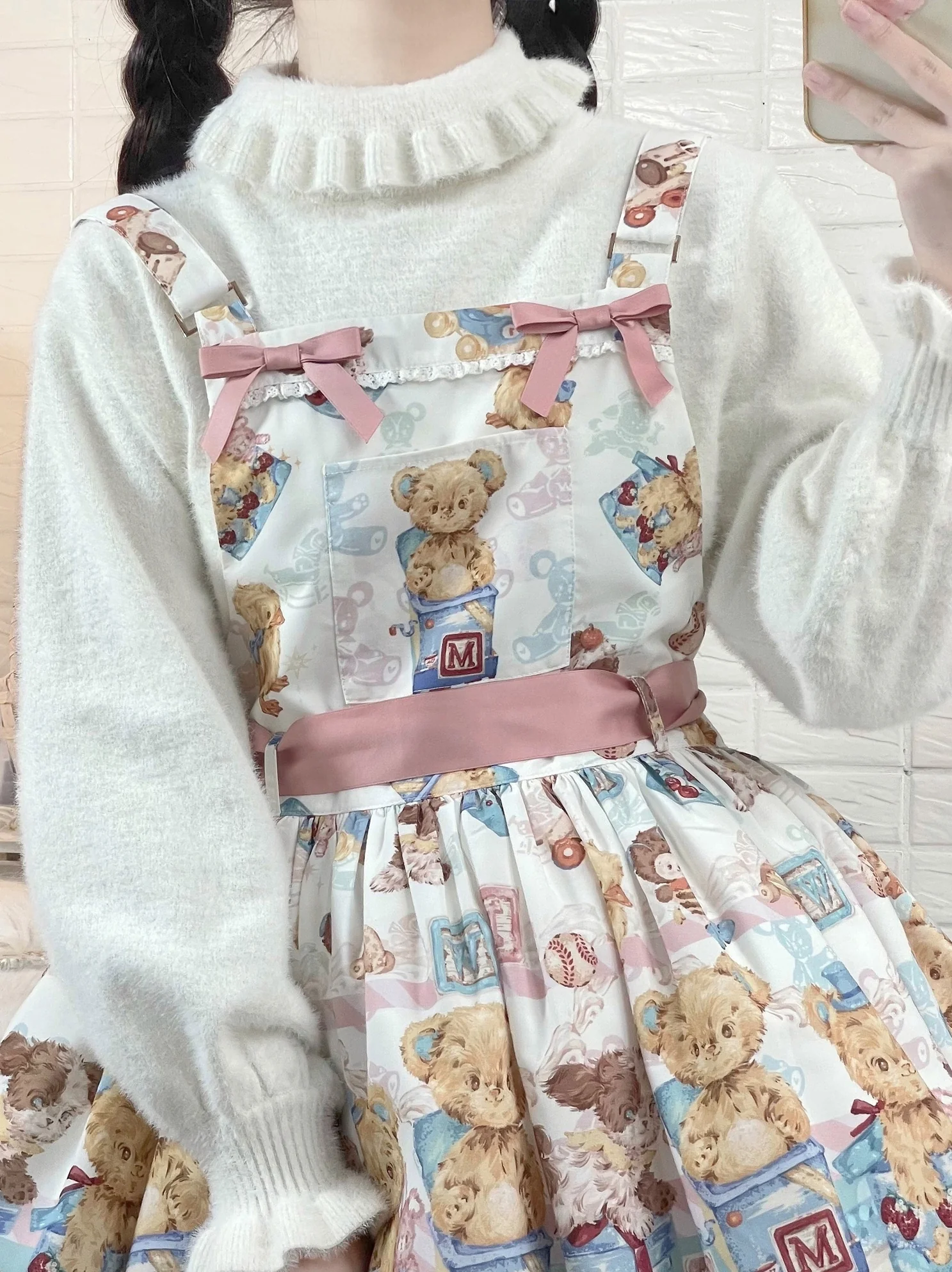 Kawai Lolita Warm Turtleneck Knitwear - Image 4