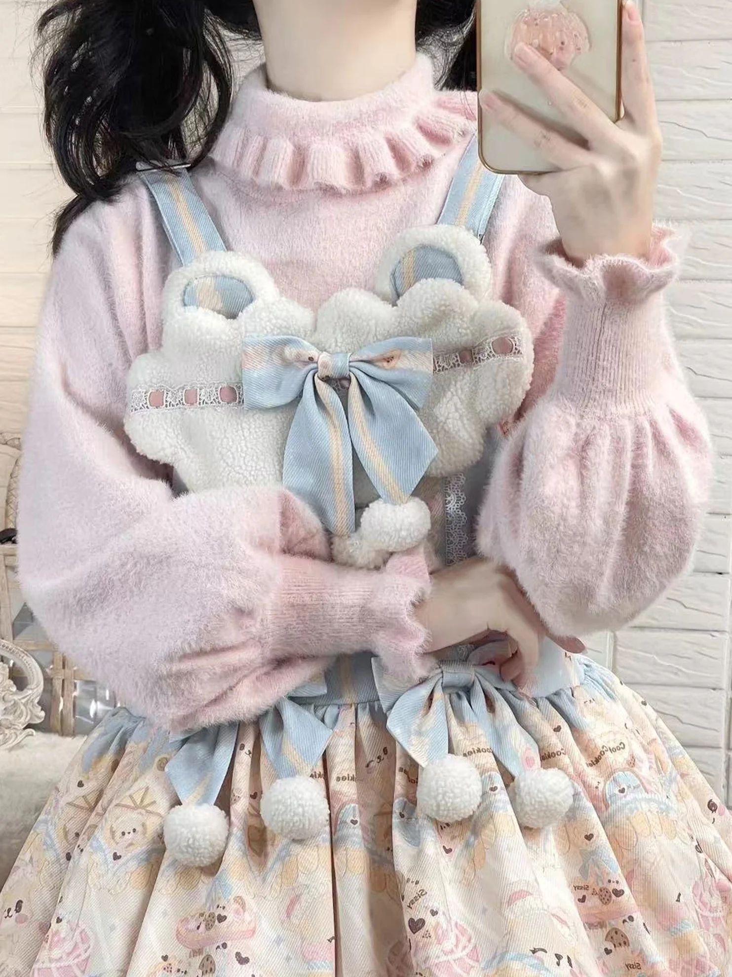 Kawai Lolita Warm Turtleneck Knitwear - Image 5