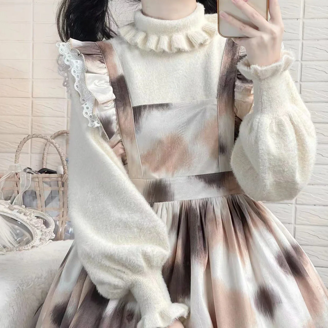Kawai Lolita Warm Turtleneck Knitwear - Image 7