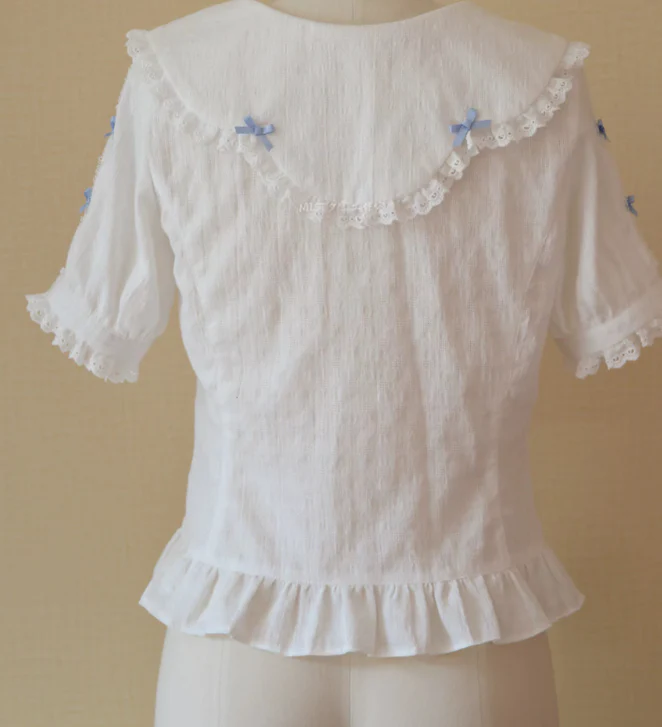 Kawaii Lolita Lace Shirt - Image 7