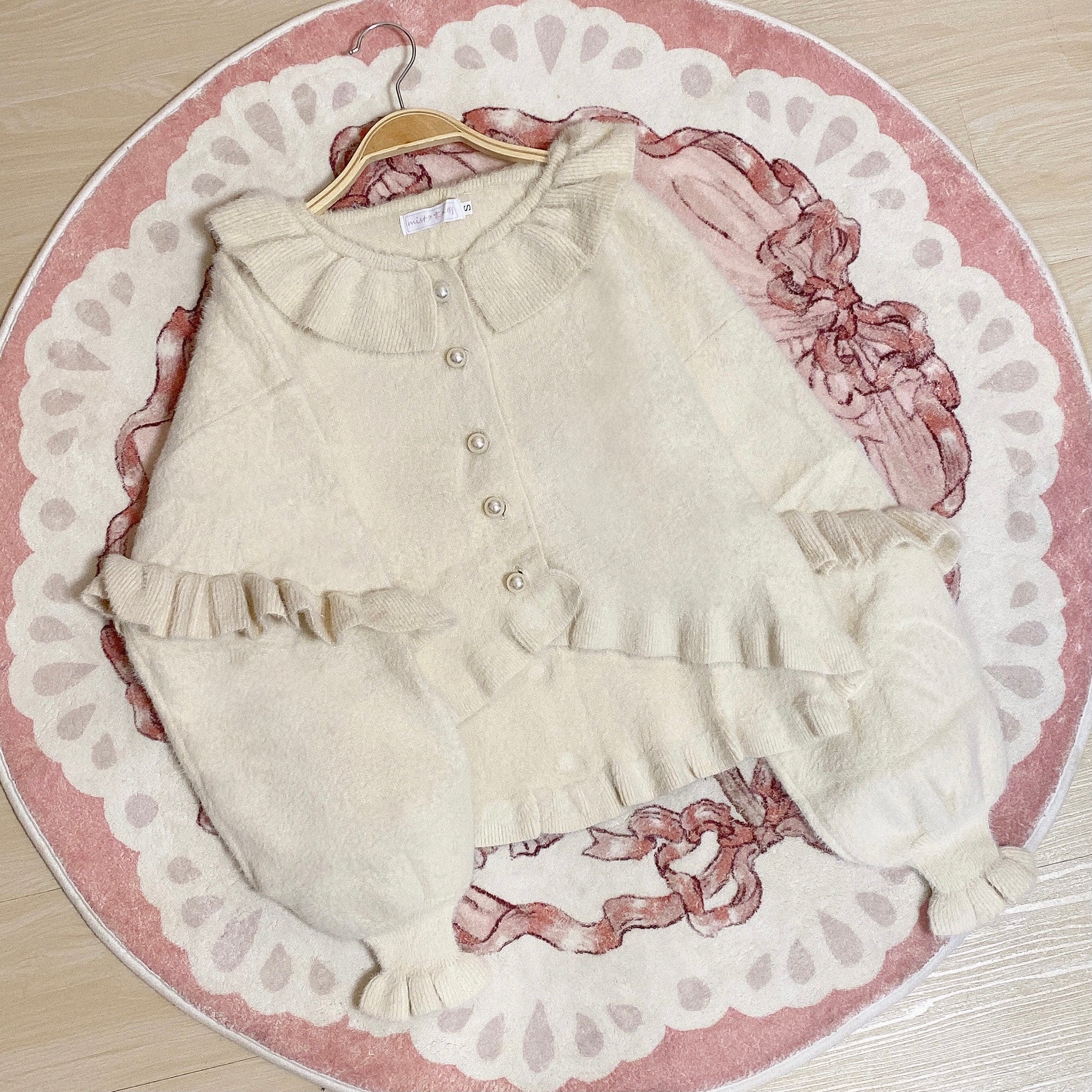Small Ointment - Sweet Lolita Thick Sweater Coat Puff Sleeve - Image 21
