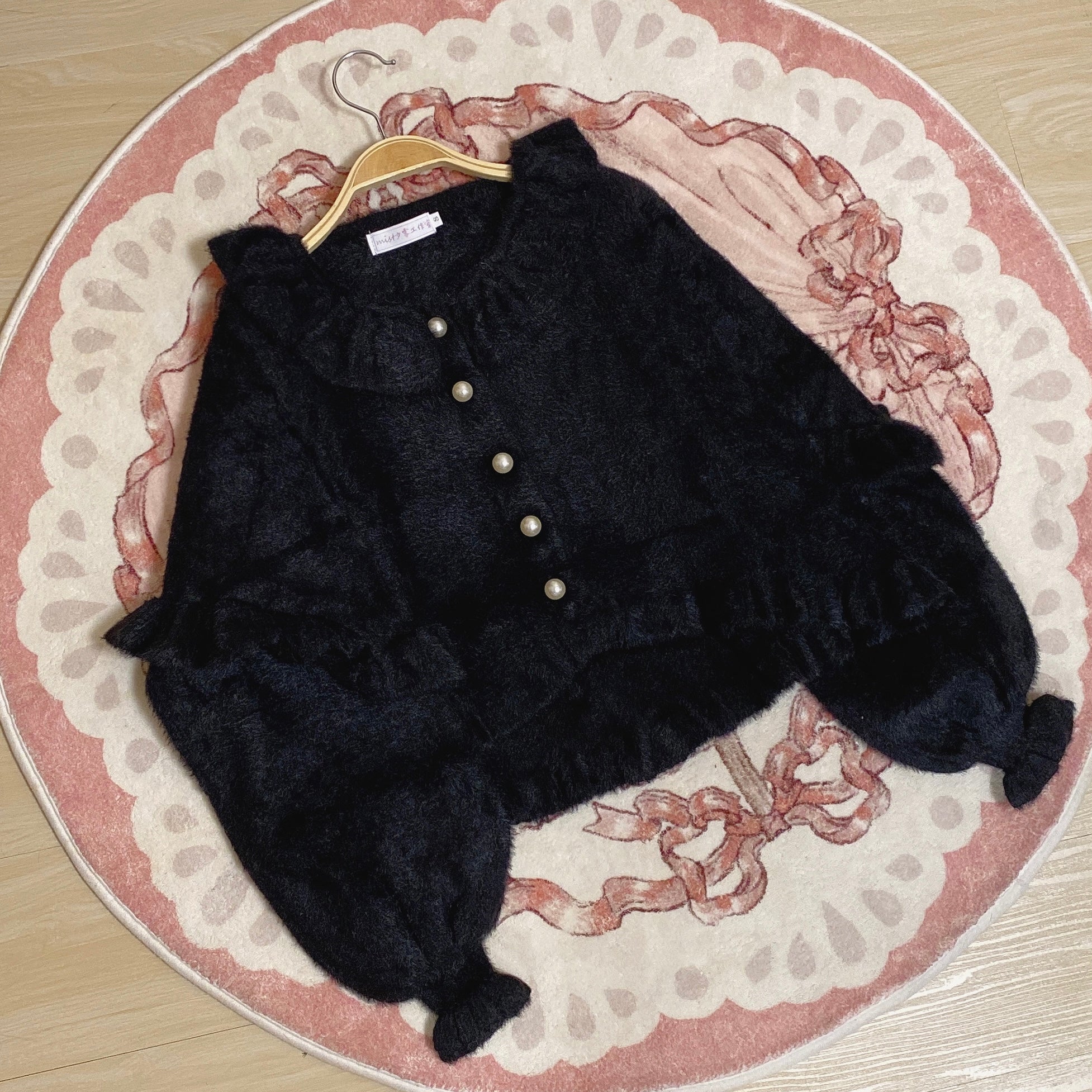 Small Ointment - Sweet Lolita Thick Sweater Coat Puff Sleeve - Image 23