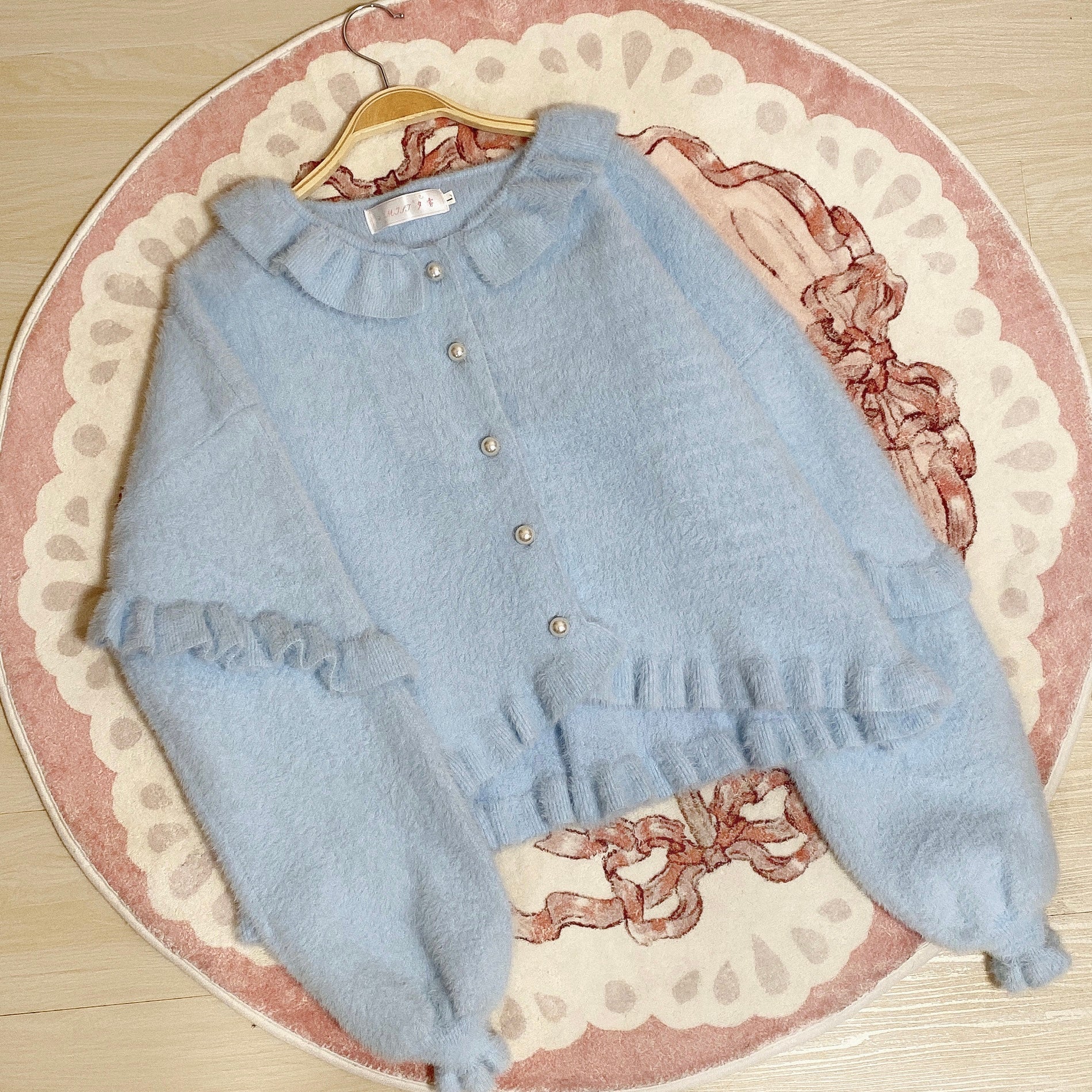 Small Ointment - Sweet Lolita Thick Sweater Coat Puff Sleeve - Image 24