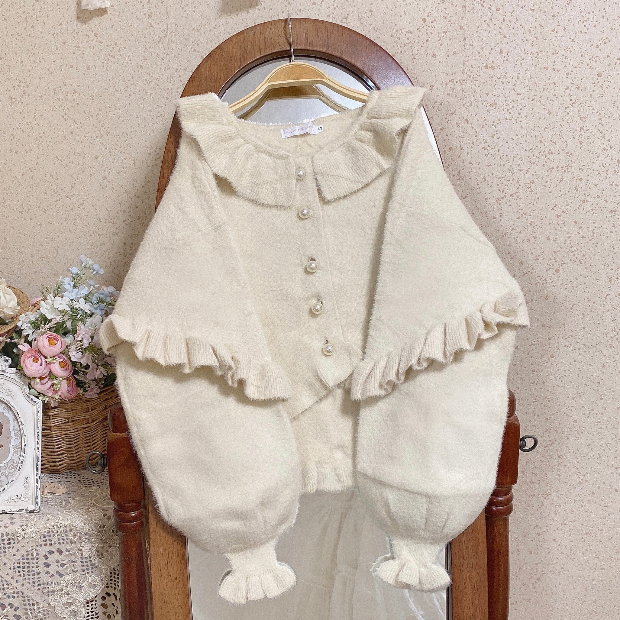 Small Ointment - Sweet Lolita Thick Sweater Coat Puff Sleeve - Image 25