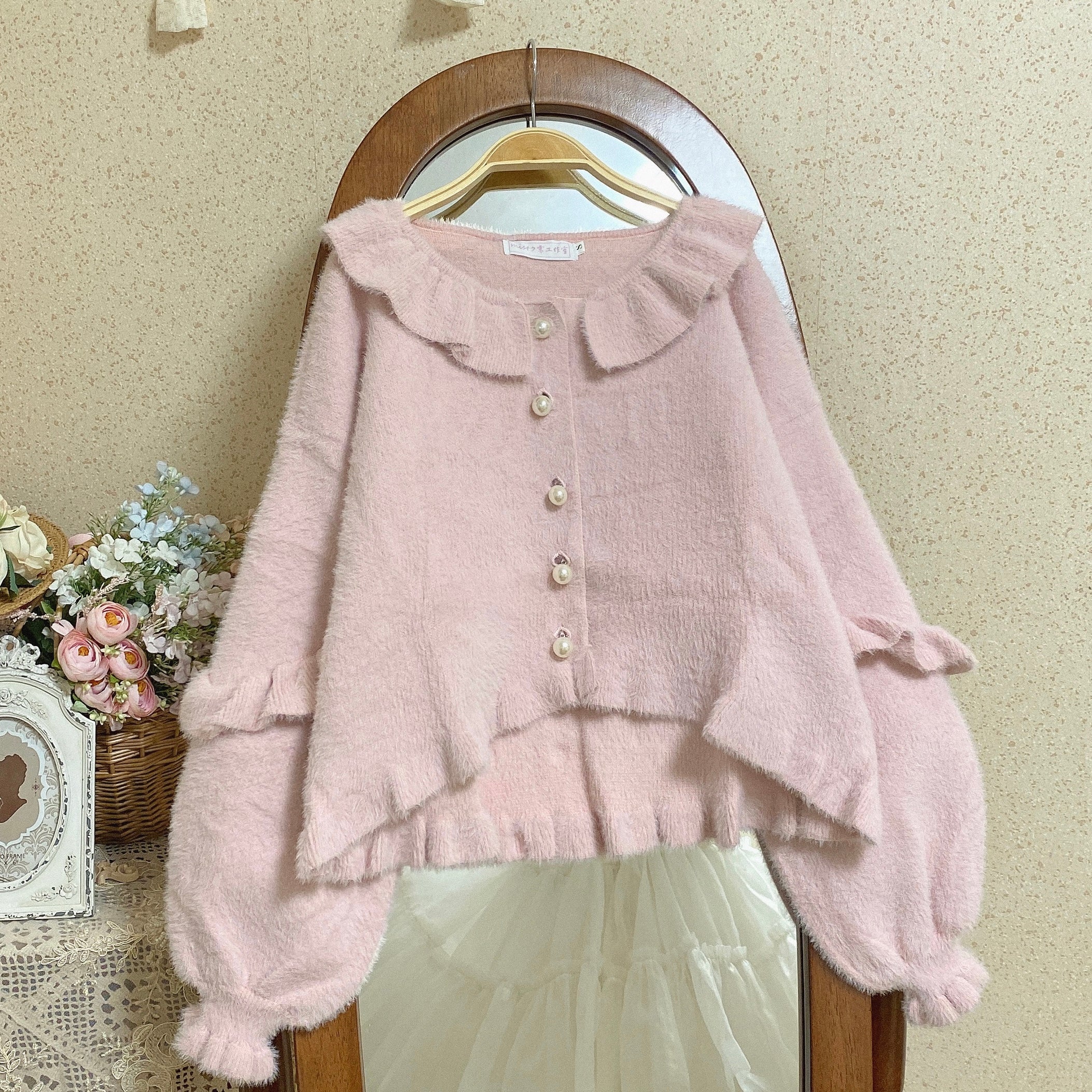 Small Ointment - Sweet Lolita Thick Sweater Coat Puff Sleeve - Image 29