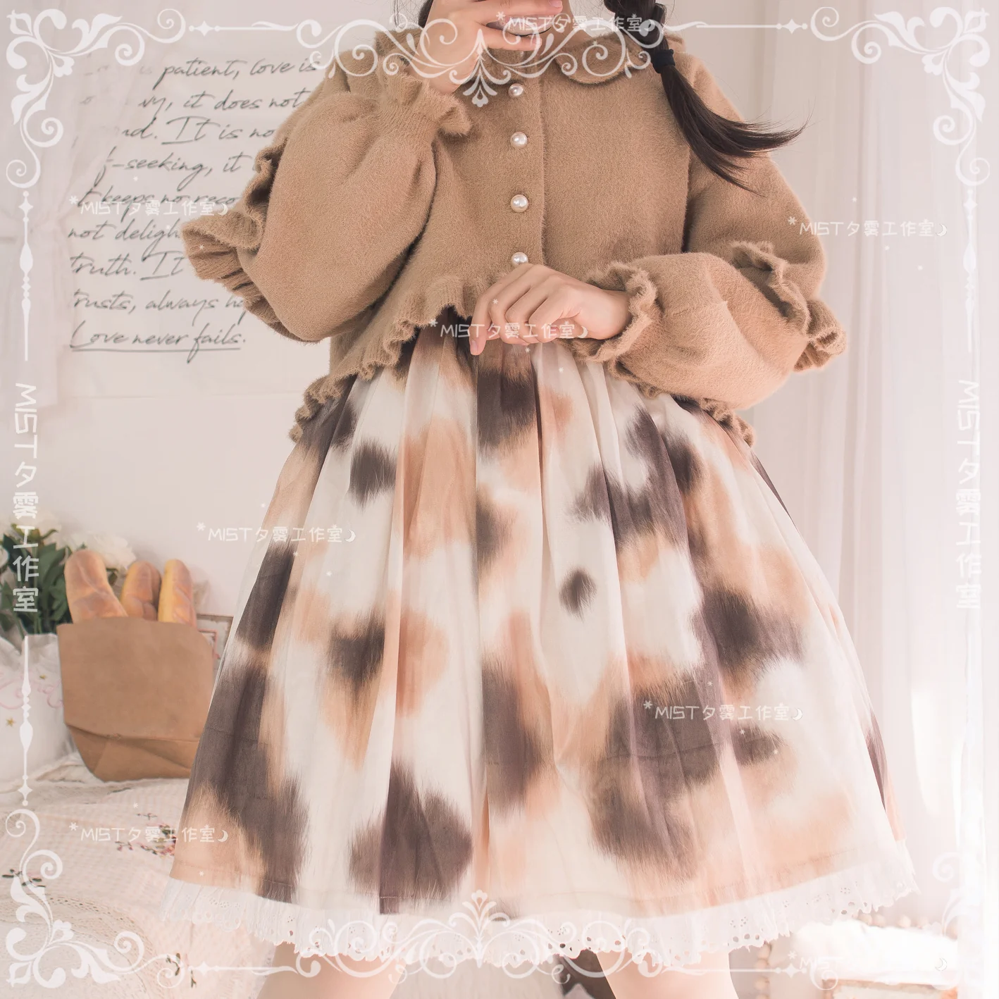 Small Ointment - Sweet Lolita Thick Sweater Coat Puff Sleeve - Image 38