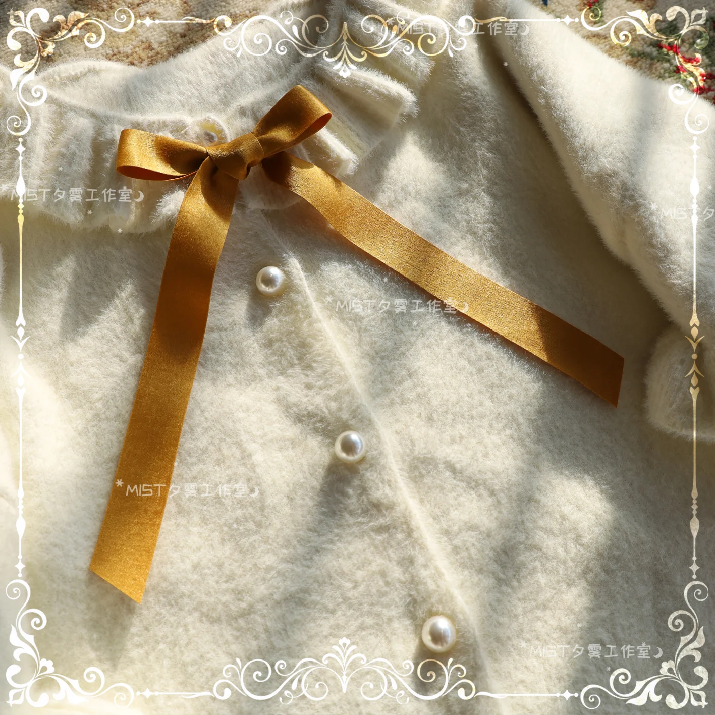 Small Ointment - Sweet Lolita Thick Sweater Coat Puff Sleeve - Image 48