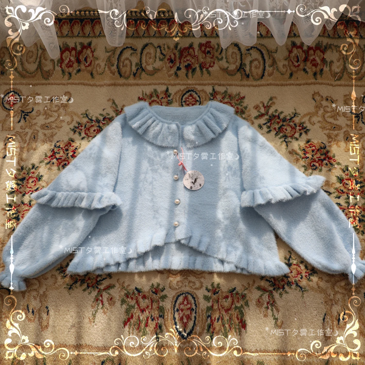 Small Ointment - Sweet Lolita Thick Sweater Coat Puff Sleeve - Image 50