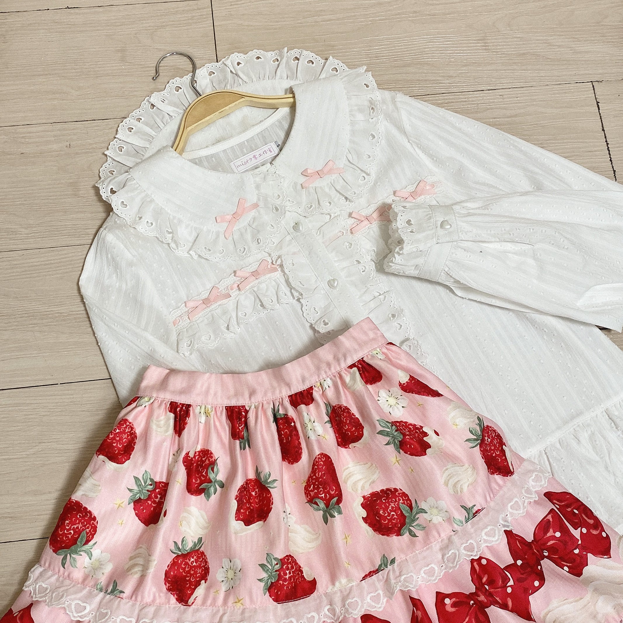 Sweet Lolita Blouse Doll Collar Multicolor - Image 11