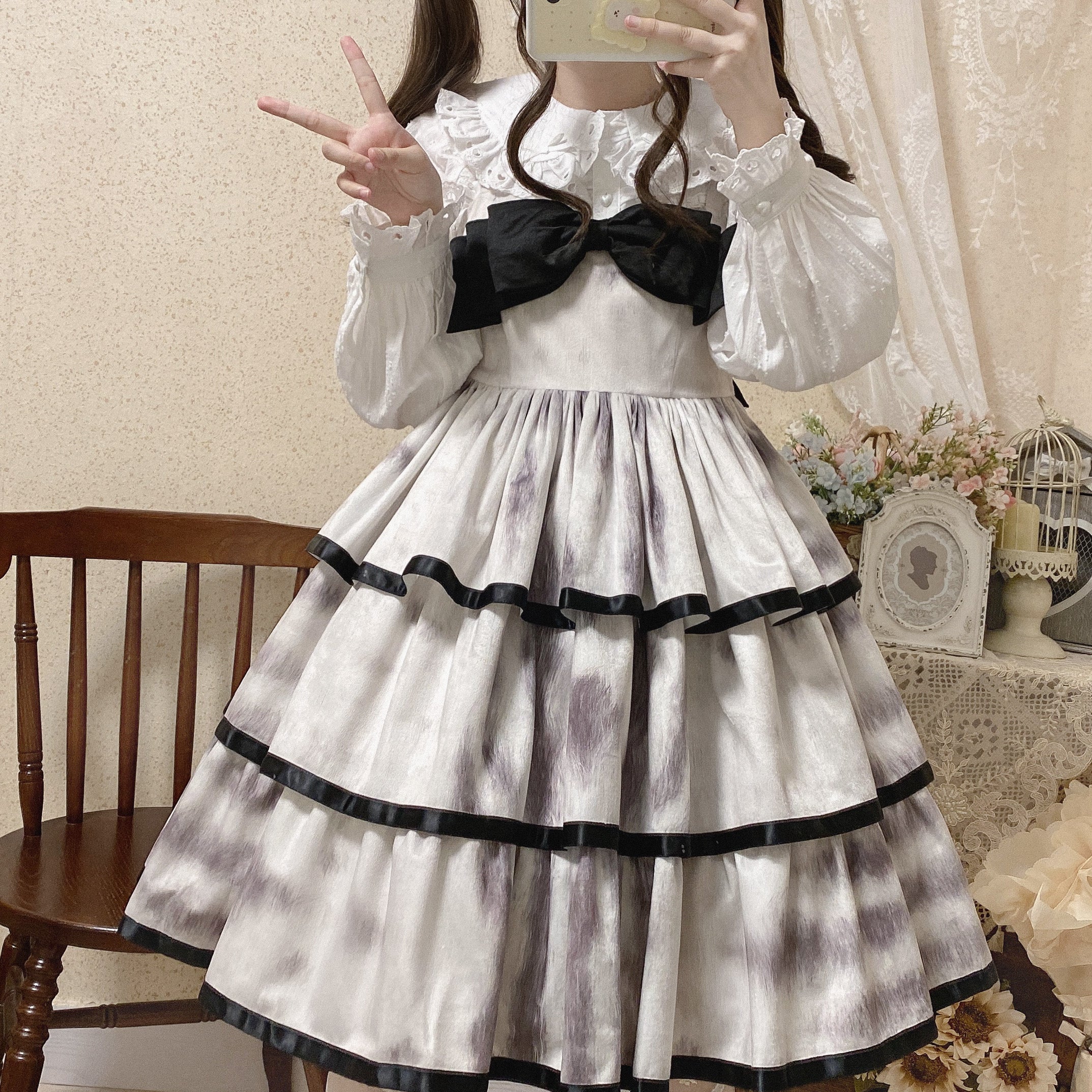 Sweet Lolita Blouse Doll Collar Multicolor - Image 12