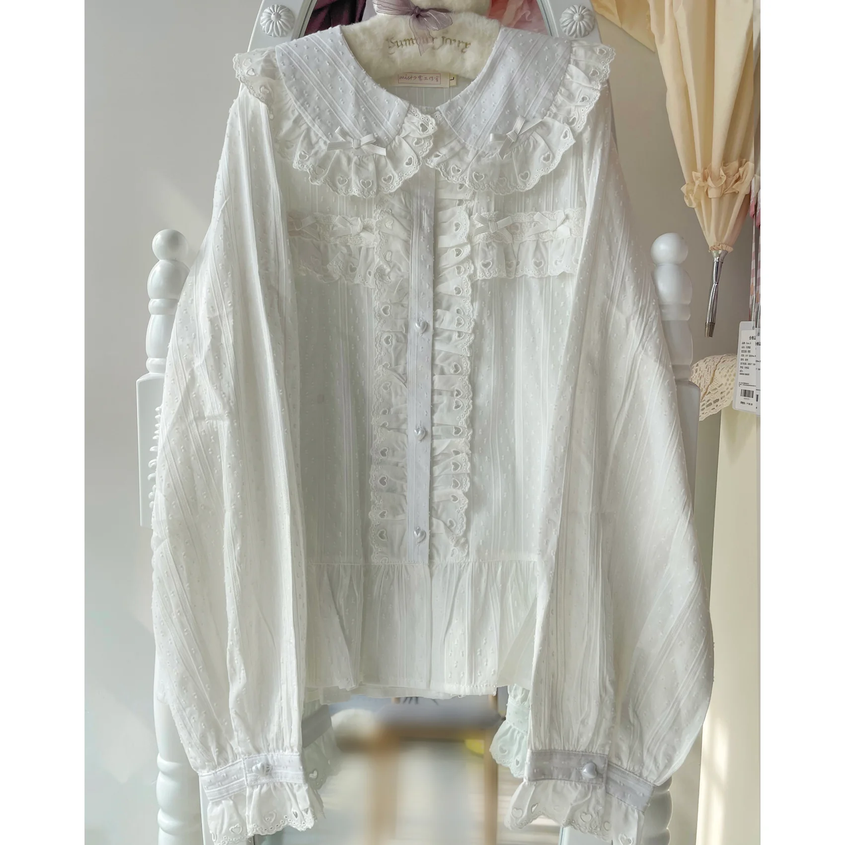 Sweet Lolita Blouse Doll Collar Multicolor - Image 18