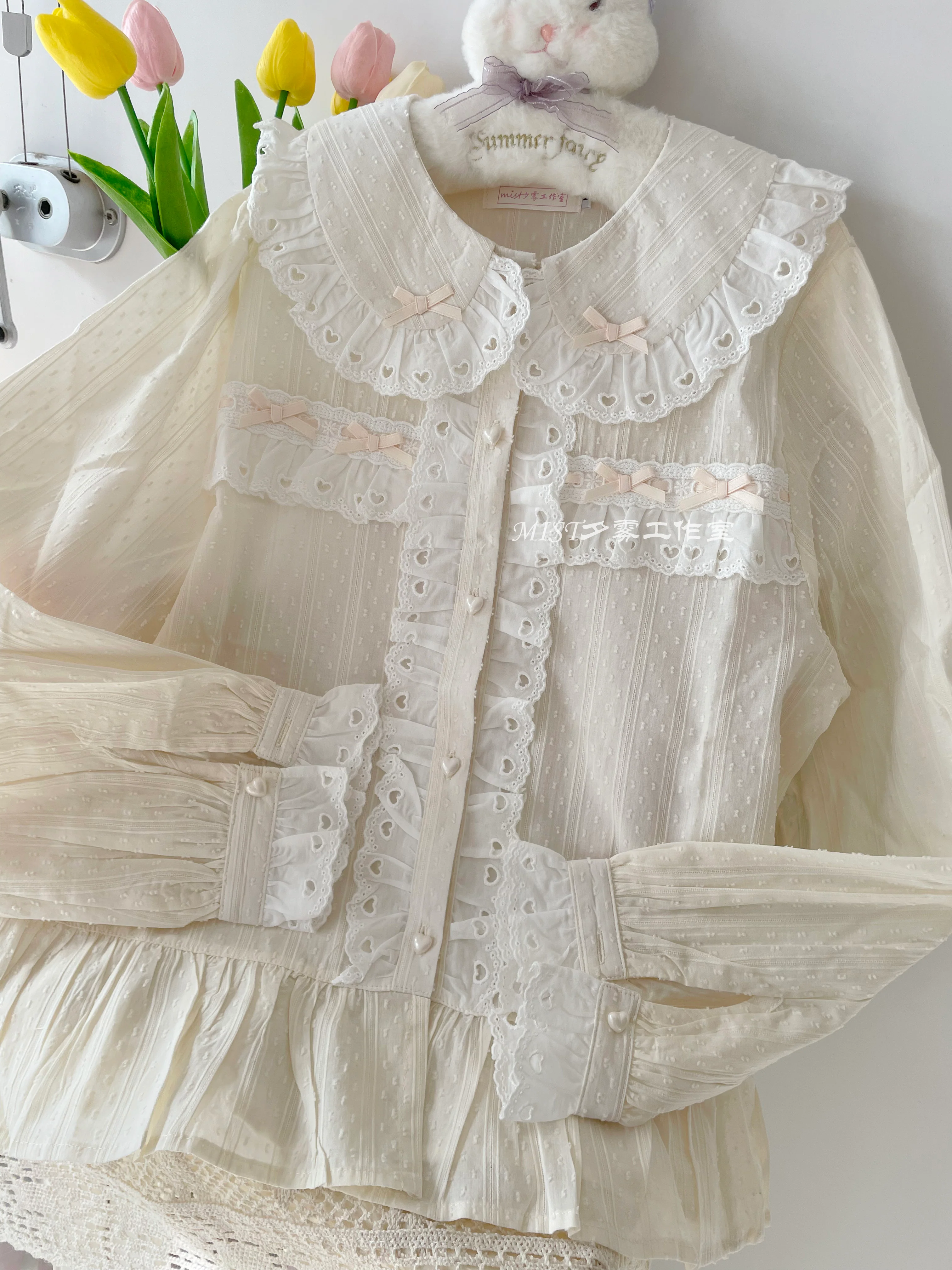 Sweet Lolita Blouse Doll Collar Multicolor - Image 20