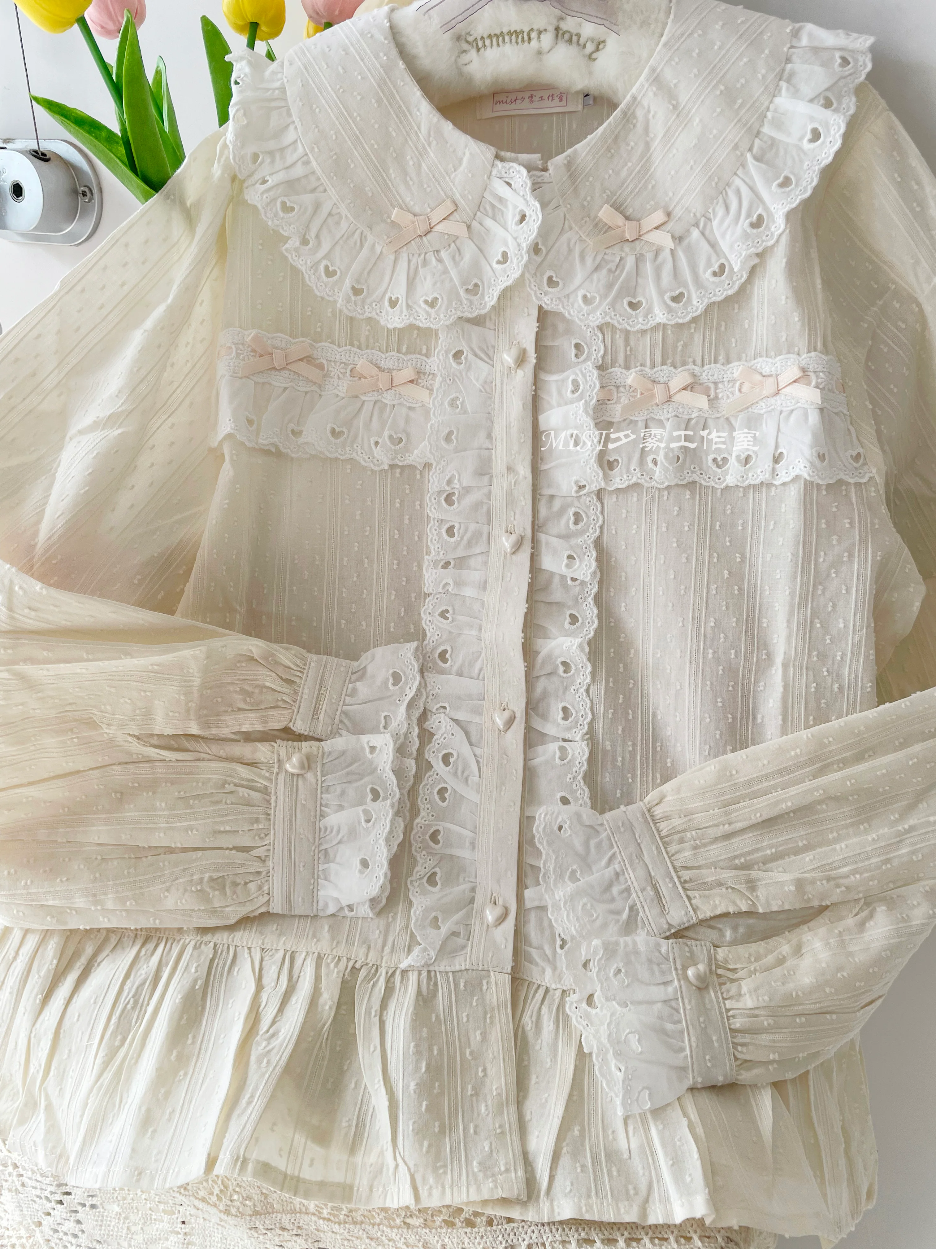 Sweet Lolita Blouse Doll Collar Multicolor - Image 21