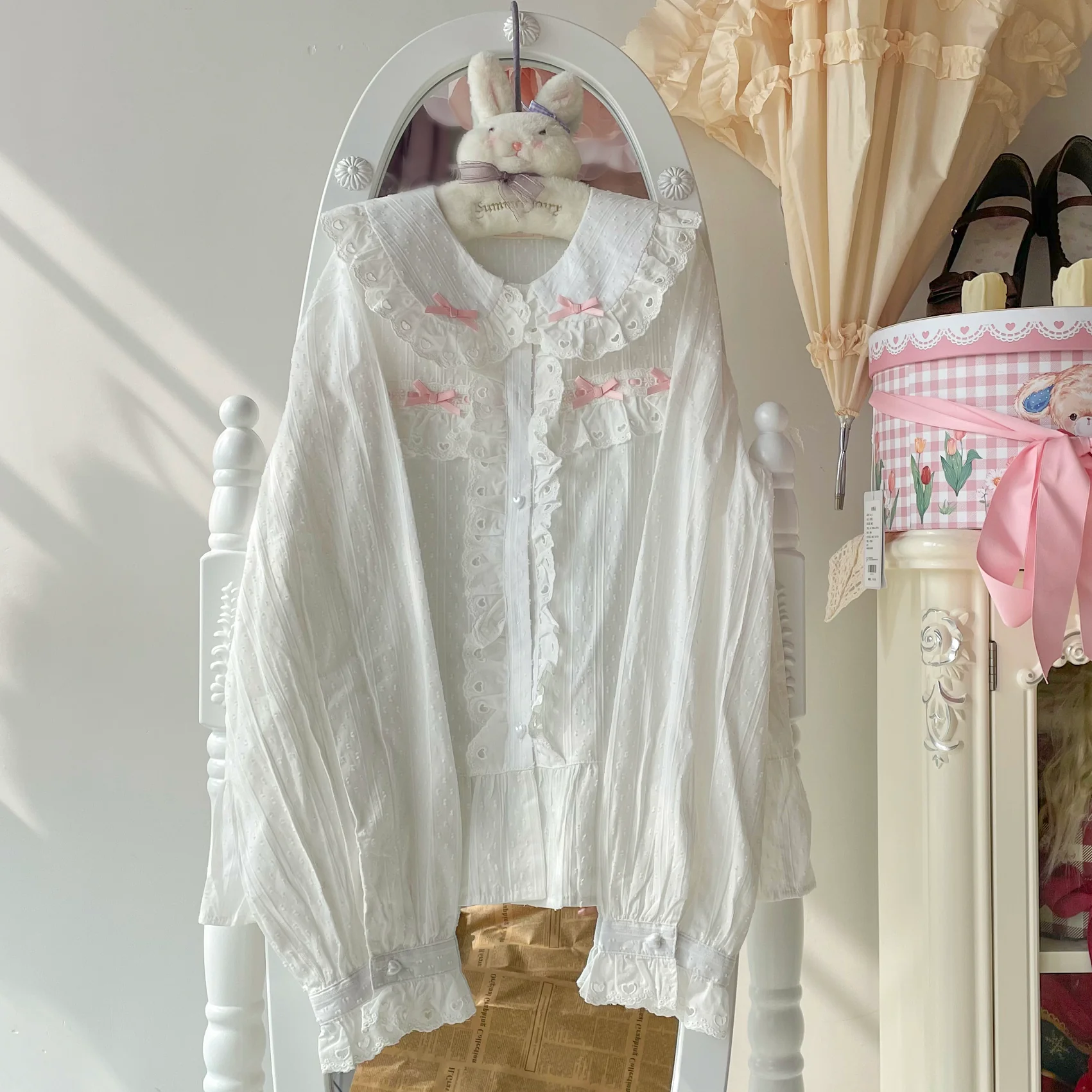 Sweet Lolita Blouse Doll Collar Multicolor - Image 23