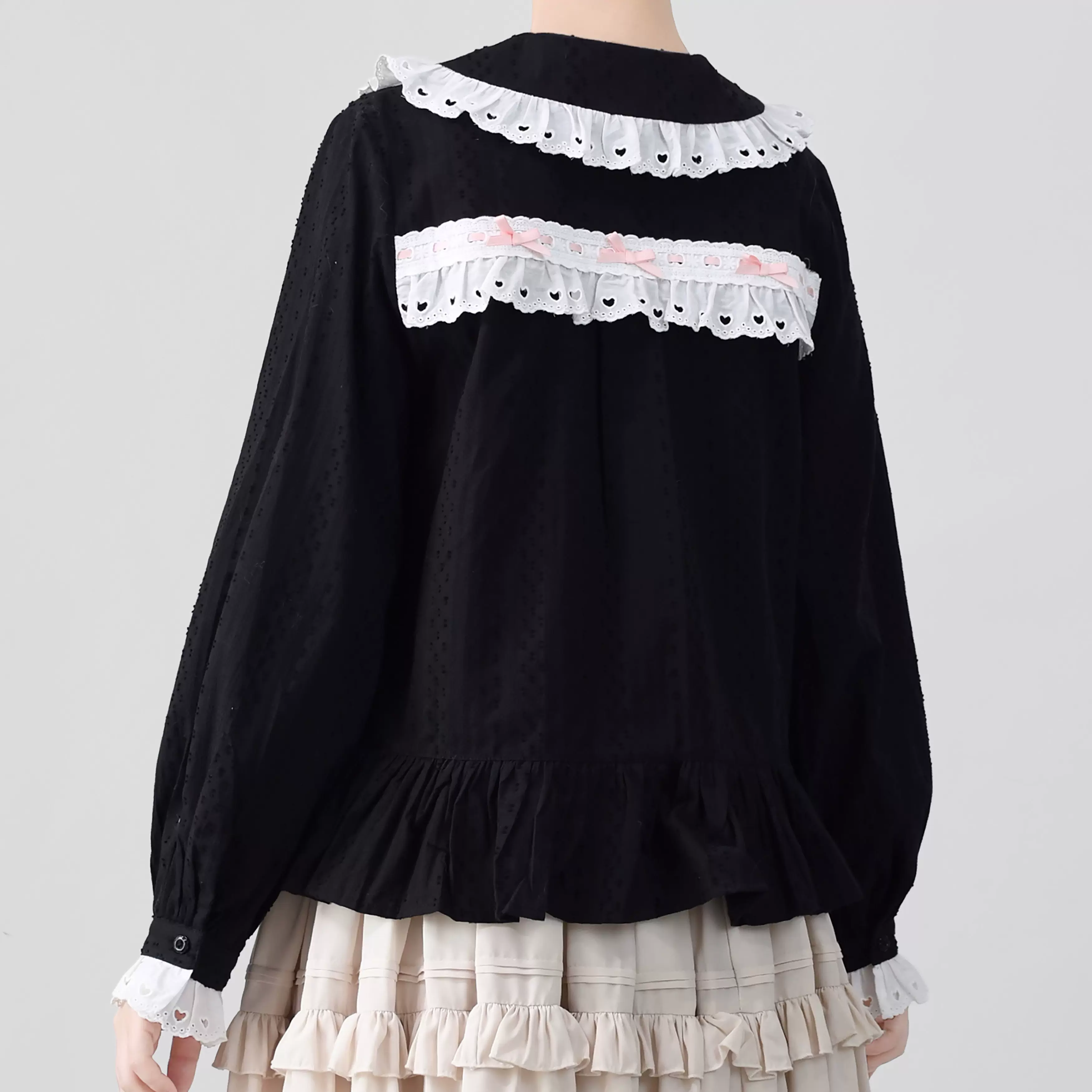 Sweet Lolita Blouse Doll Collar Multicolor - Image 25