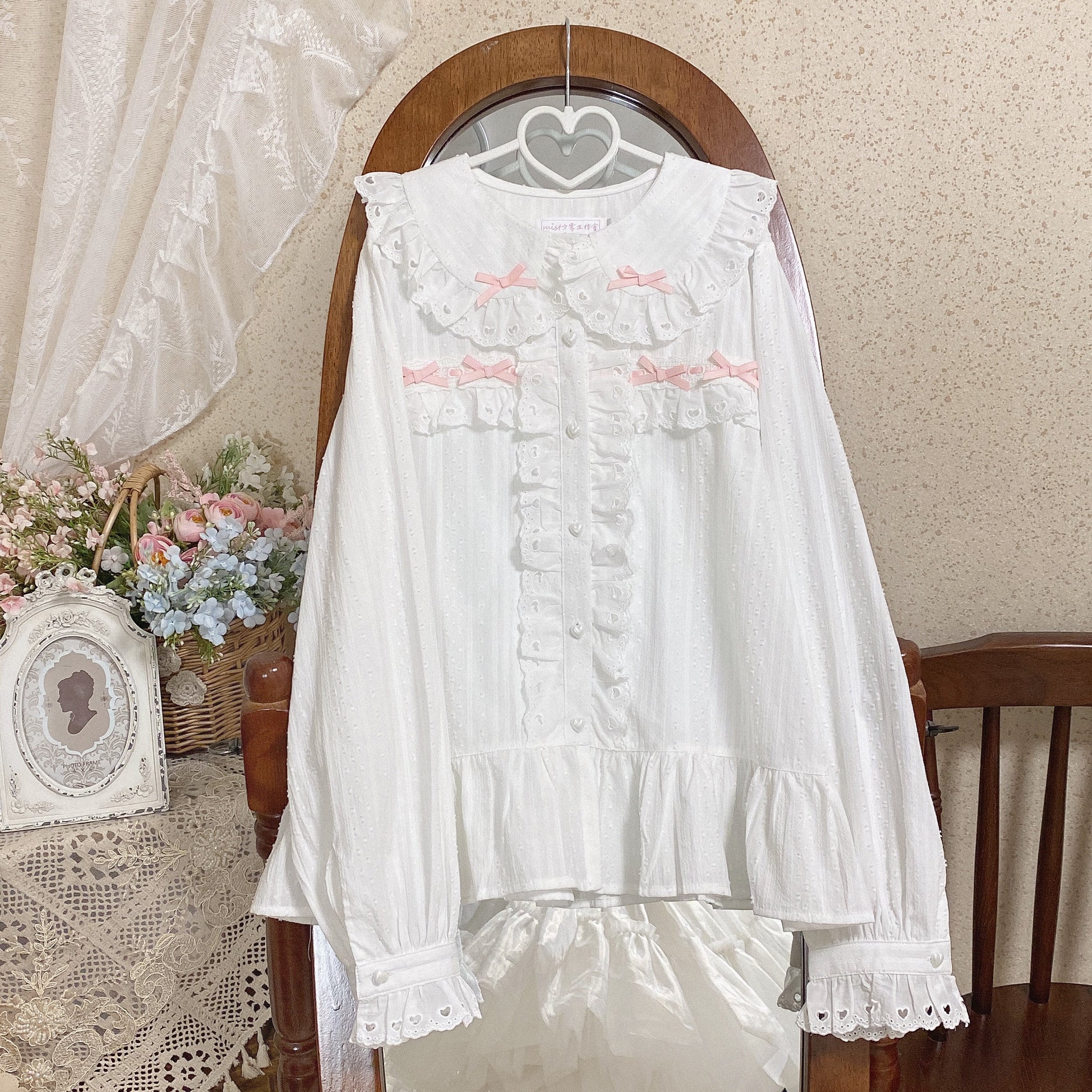 Sweet Lolita Blouse Doll Collar Multicolor - Image 7