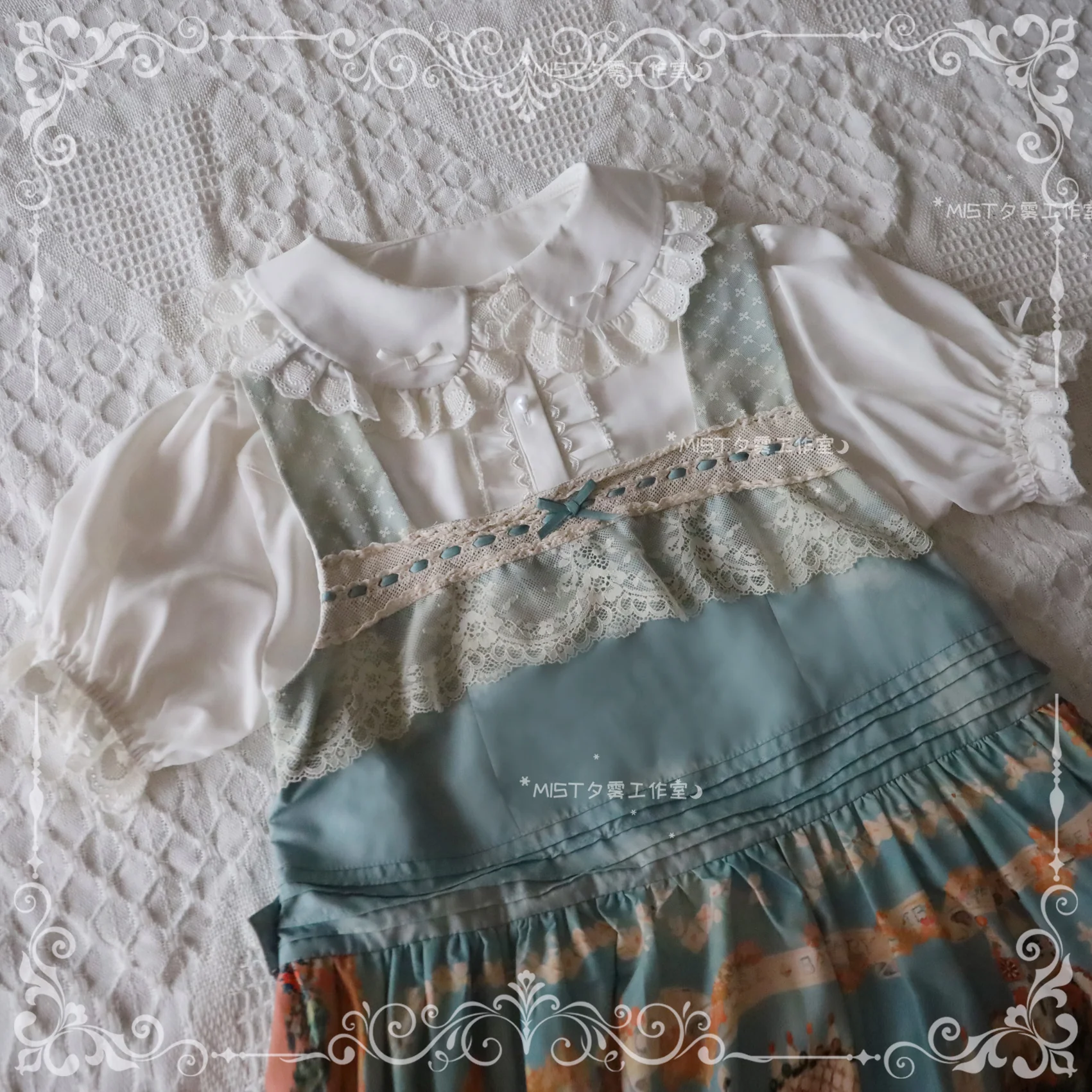 Sweet Short Sleeve Chiffon Lolita Blouse - Image 10