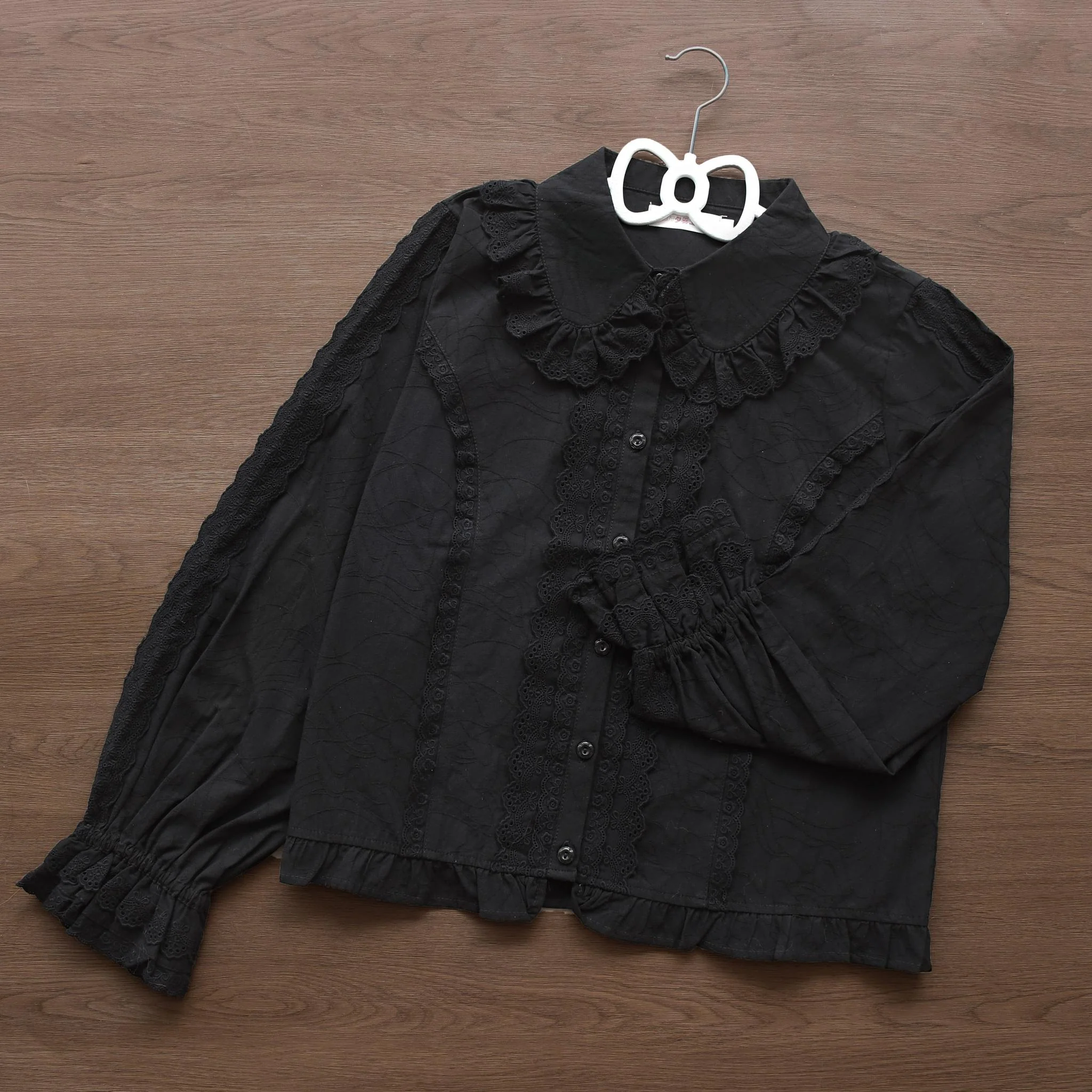 Lily - Kawaii Lolita Blouse Soft Girl Bubble Puff Sleeve - Image 16