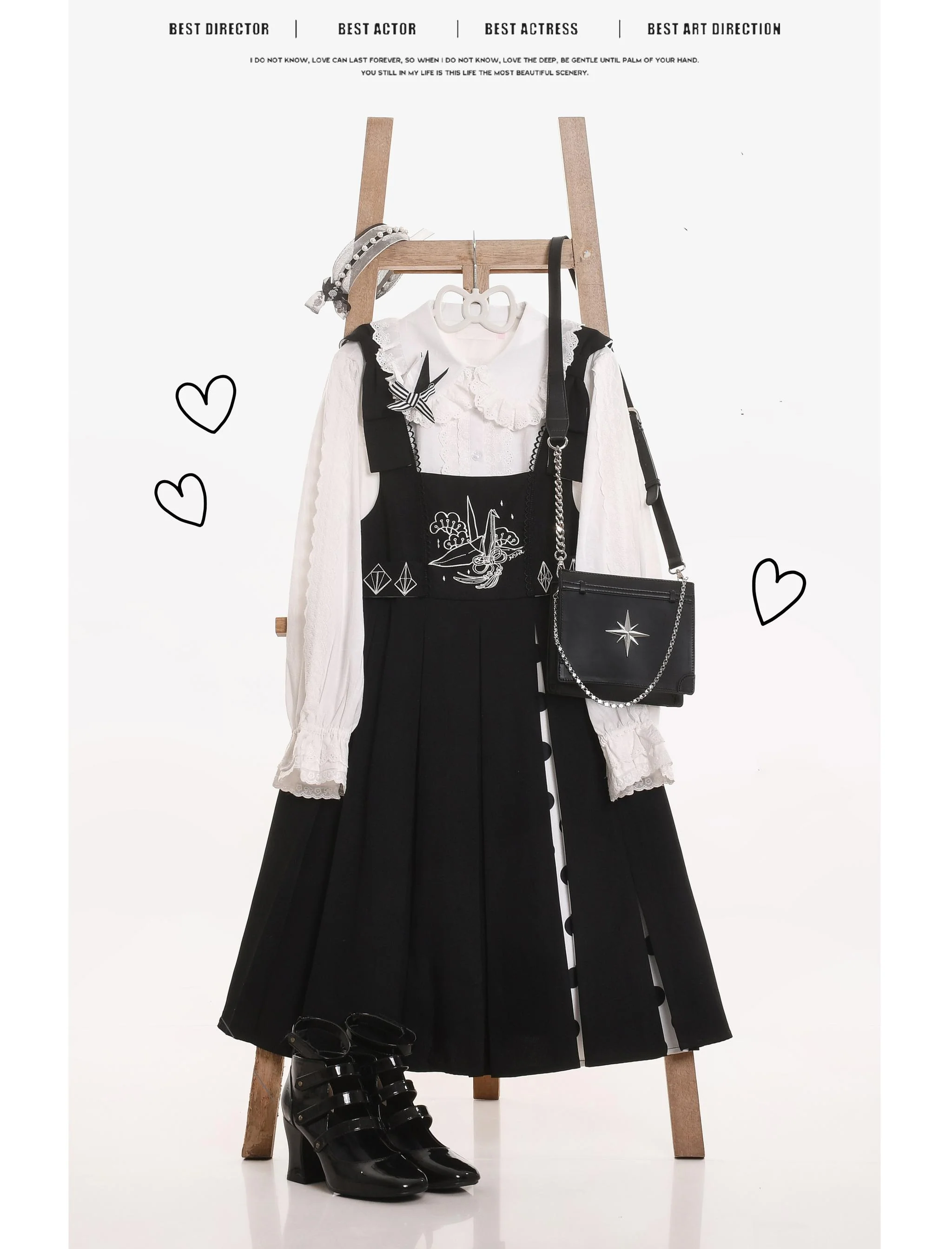 Lily - Kawaii Lolita Blouse Soft Girl Bubble Puff Sleeve - Image 21