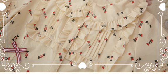 Mori Doll - Kawaii Lolita Rabbit Ears Short Sleeve Shirt Multicolors - Image 10
