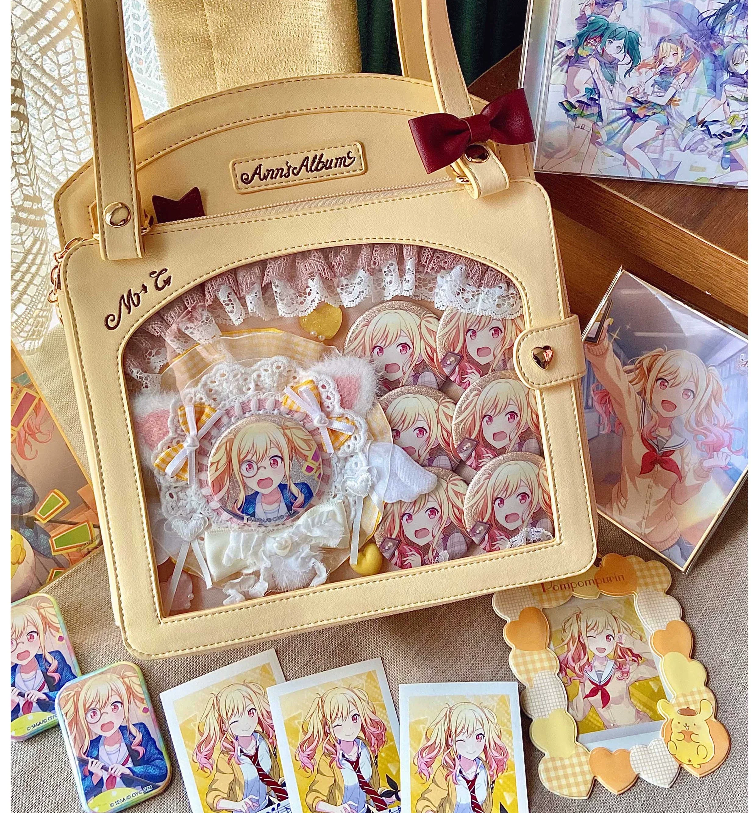 Morning Glory - Kawaii Lolita Checkered Itabag Multicolors - Image 10