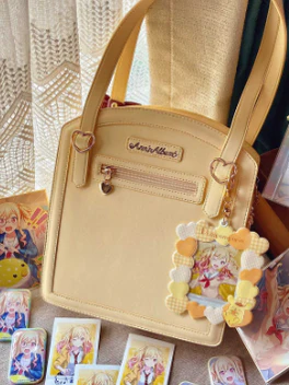 Morning Glory - Kawaii Lolita Checkered Itabag Multicolors - Image 13