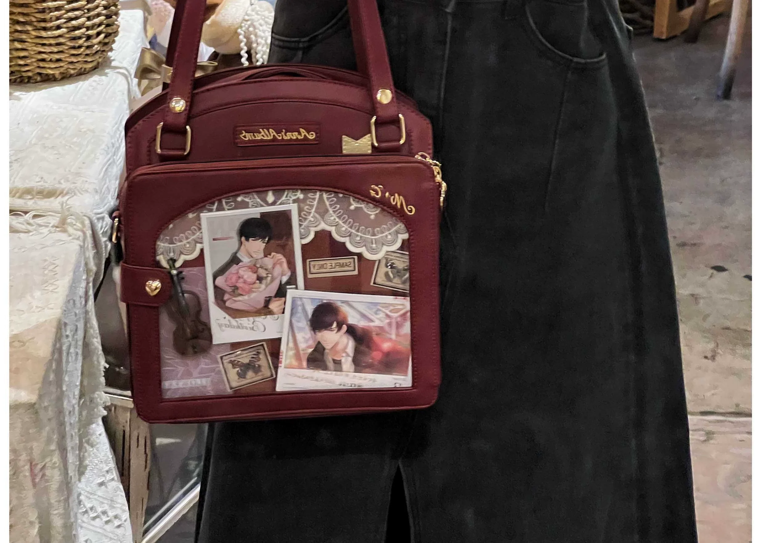Morning Glory - Kawaii Lolita Checkered Itabag Multicolors - Image 14