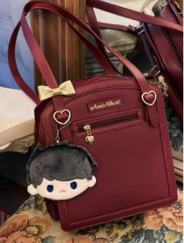 Morning Glory - Kawaii Lolita Checkered Itabag Multicolors - Image 16
