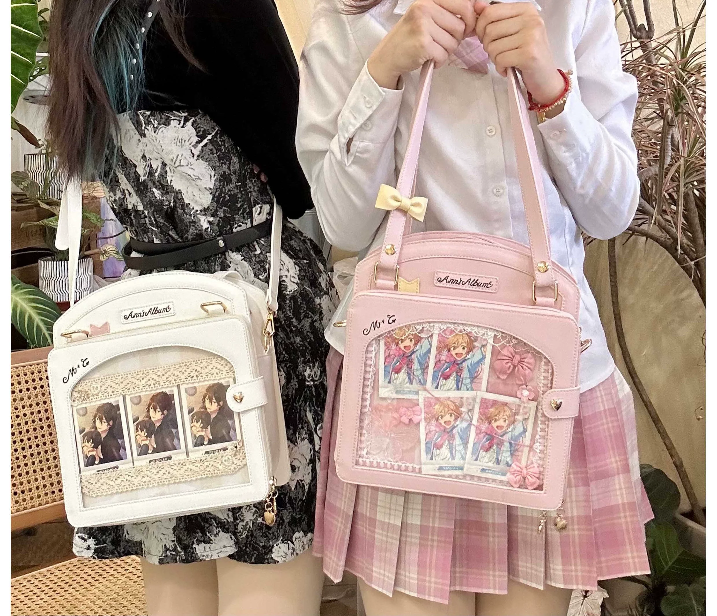 Morning Glory - Kawaii Lolita Checkered Itabag Multicolors - Image 18