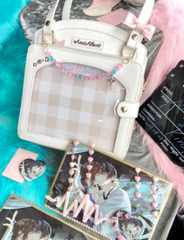 Morning Glory - Kawaii Lolita Checkered Itabag Multicolors - Image 24