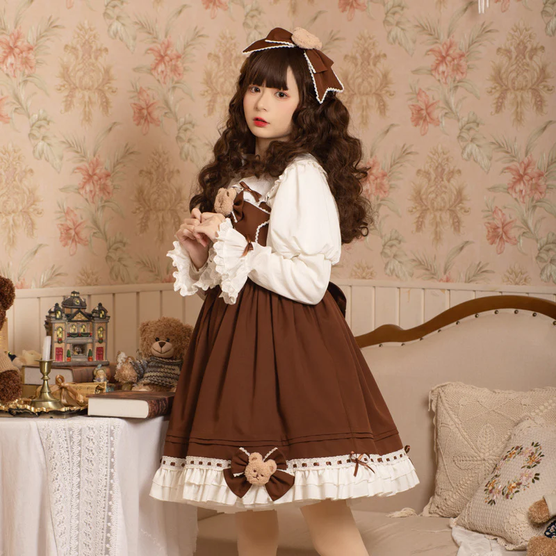 Mousse Bear Kawaii Princess Jumper Dress - Image 3