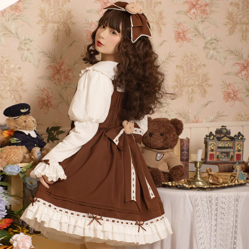 Mousse Bear Kawaii Princess Jumper Dress - Image 5
