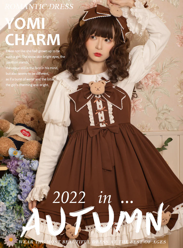 Mousse Bear Kawaii Princess Jumper Dress - Image 6