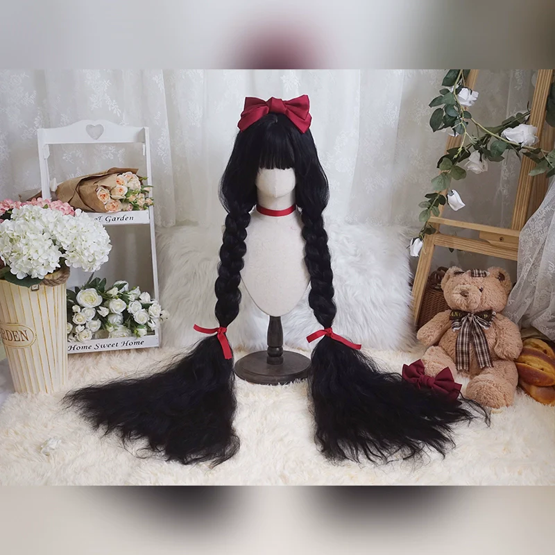 Imperial Tea - Natural Lolita Wig 120CM Super Long Hair - Image 3