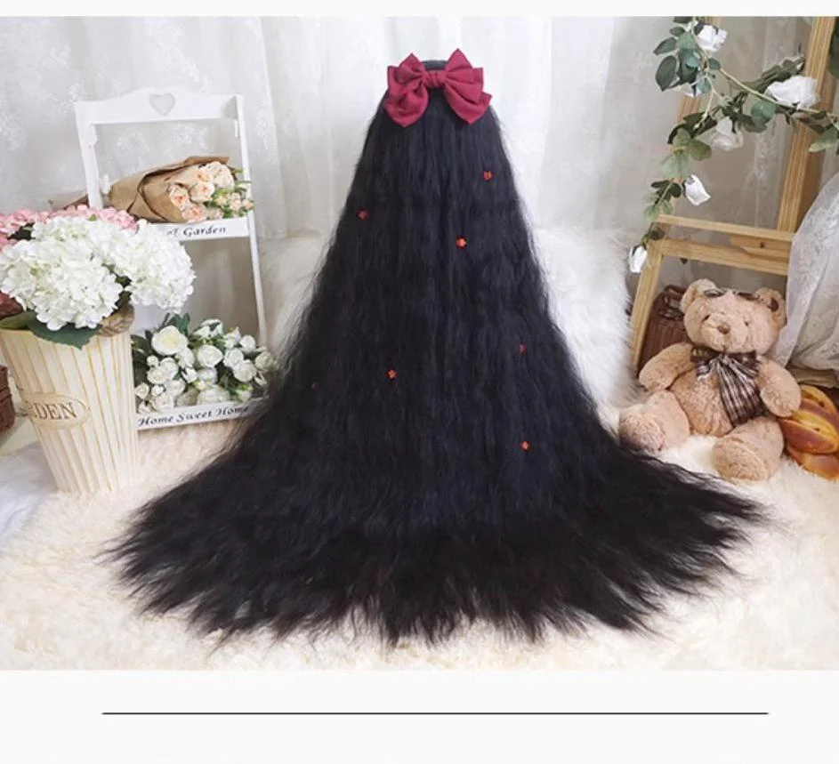 Imperial Tea - Natural Lolita Wig 120CM Super Long Hair - Image 7