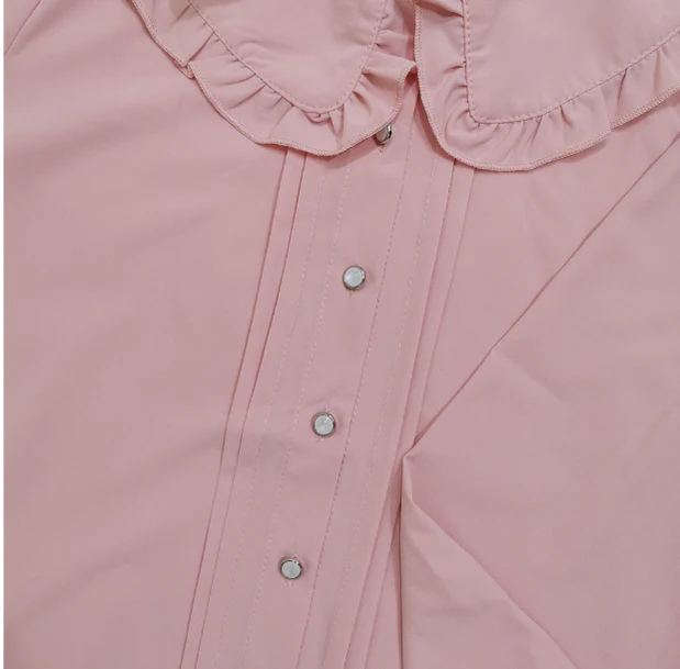 Plus Size Lolita Blouse Long Sleeve Shirt - Image 10