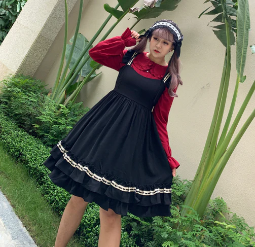 Plus Size Lolita Blouse Long Sleeve Shirt - Image 3