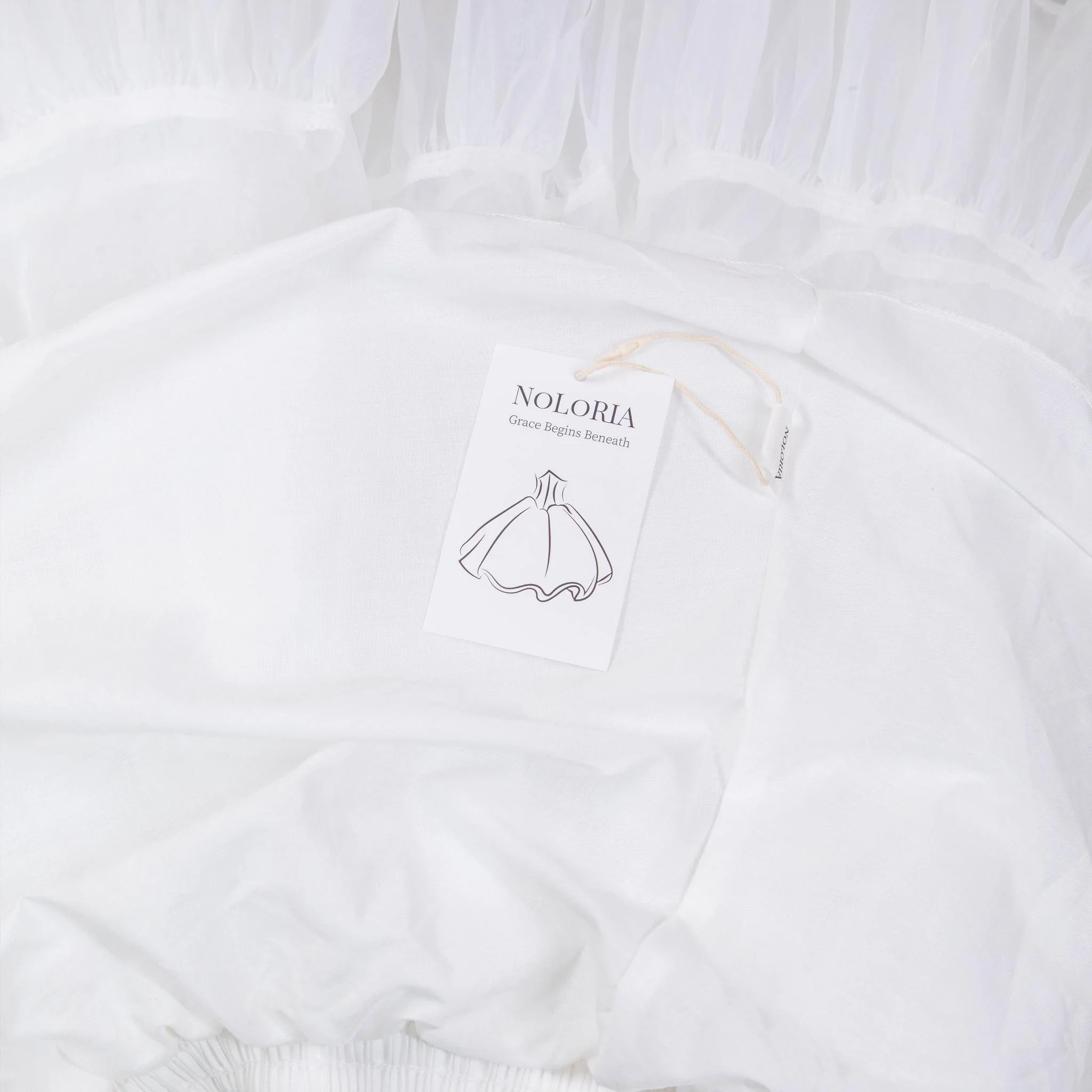 Noloria by 42Lolita - 17.7" (45 cm) Organza Hoopless Lolita Puffy Petticoat - Image 20