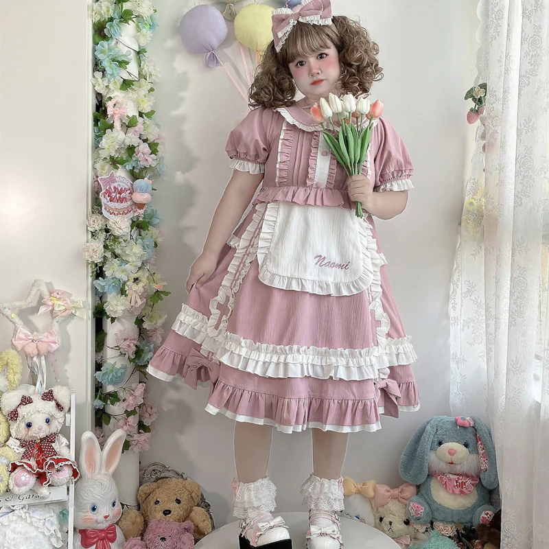 Plus Size Lolita Nurse Summer OP Dress - Image 3