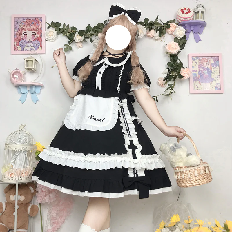 Plus Size Lolita Nurse Summer OP Dress - Image 4