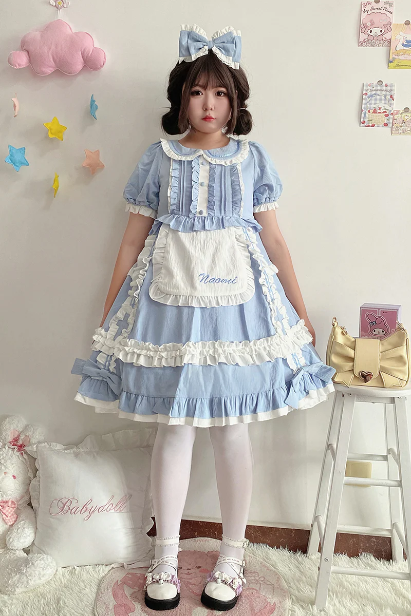 Plus Size Lolita Nurse Summer OP Dress - Image 6