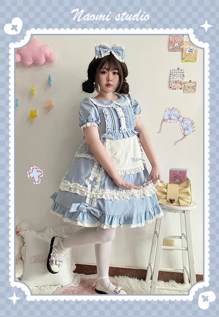 Plus Size Lolita Nurse Summer OP Dress - Image 9