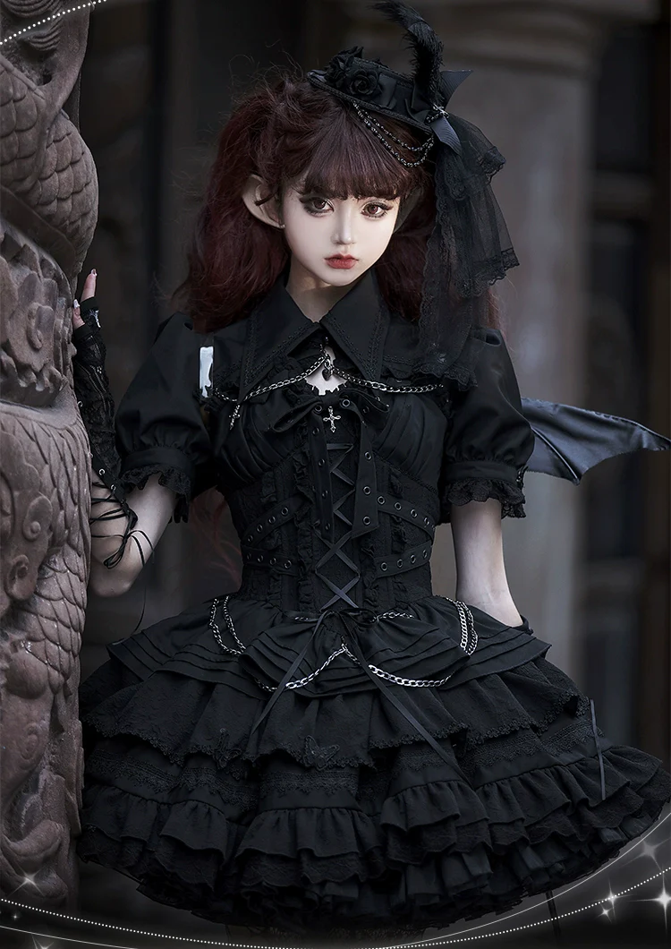 Contract Cross - Gothic and Elegant Lolita JSK - Image 4