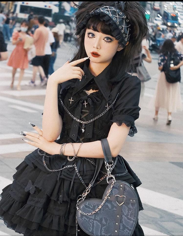 Contract Cross - Gothic and Elegant Lolita JSK - Image 5