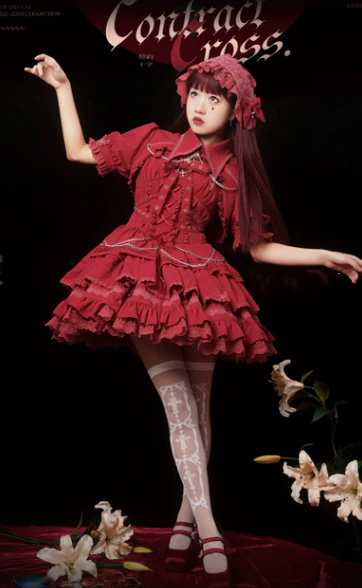 Contract Cross - Gothic and Elegant Lolita JSK - Image 8