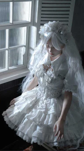 Contract Cross - Gothic Sweet Lolita Short Dress - Image 23