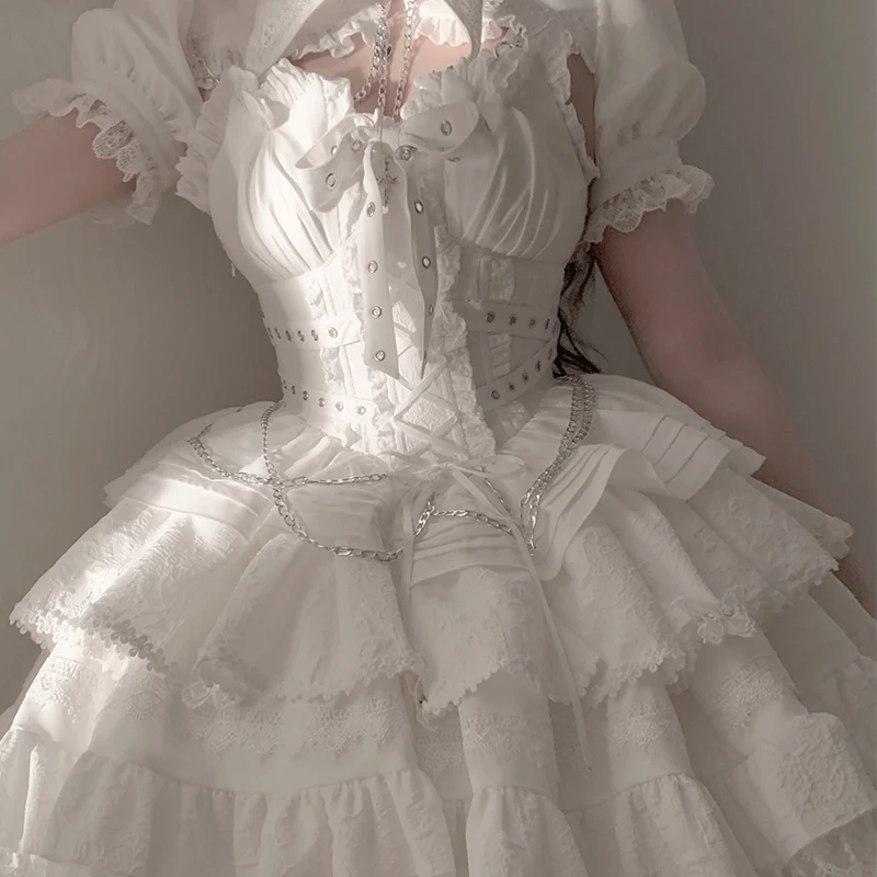Contract Cross - Gothic Sweet Lolita Short Dress - Image 3